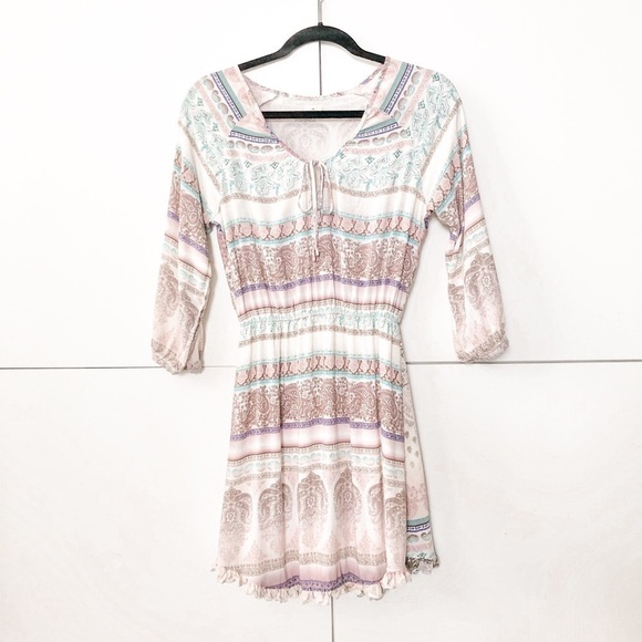 BOHEMIAN Pastel printed Dress - Picture 1 of 13
